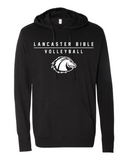 LBC Men's Volleyball Lightweight Hooded Pullover T-Shirt
