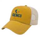 Washed Pigment Dyed Trucker Mesh Cap