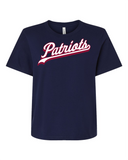 2026 Patriots Women's Midlength Boxy Tee