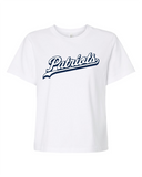 2026 Patriots Women's Midlength Boxy Tee