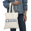 American Legion Natural Tote Bag - Eco-Friendly Canvas Shopping Bag