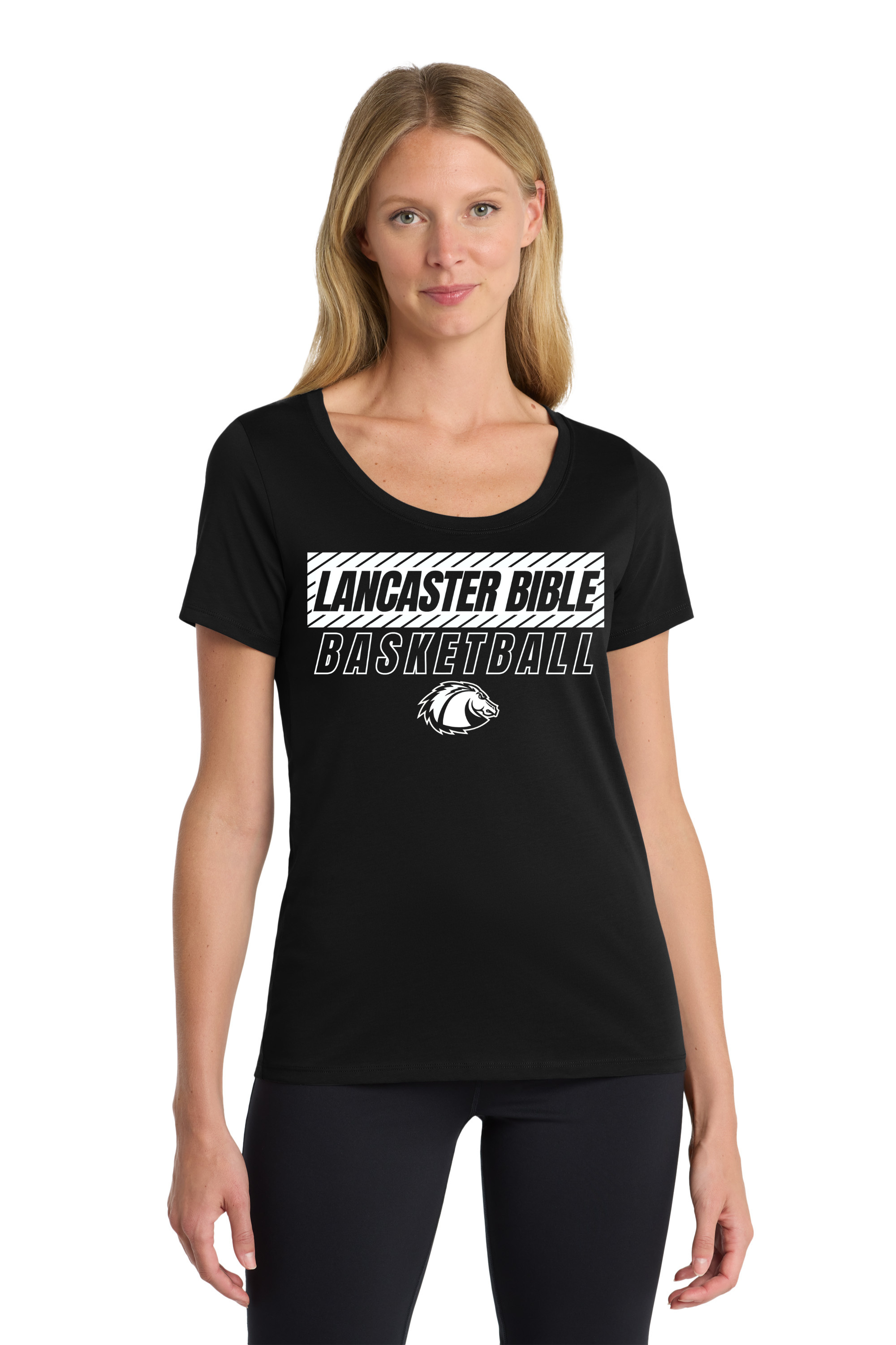 LBC Men's Basketball Nike Ladies Dri-FIT Cotton/Poly Tee