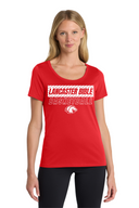 LBC Men's Basketball Nike Ladies Dri-FIT Cotton/Poly Tee