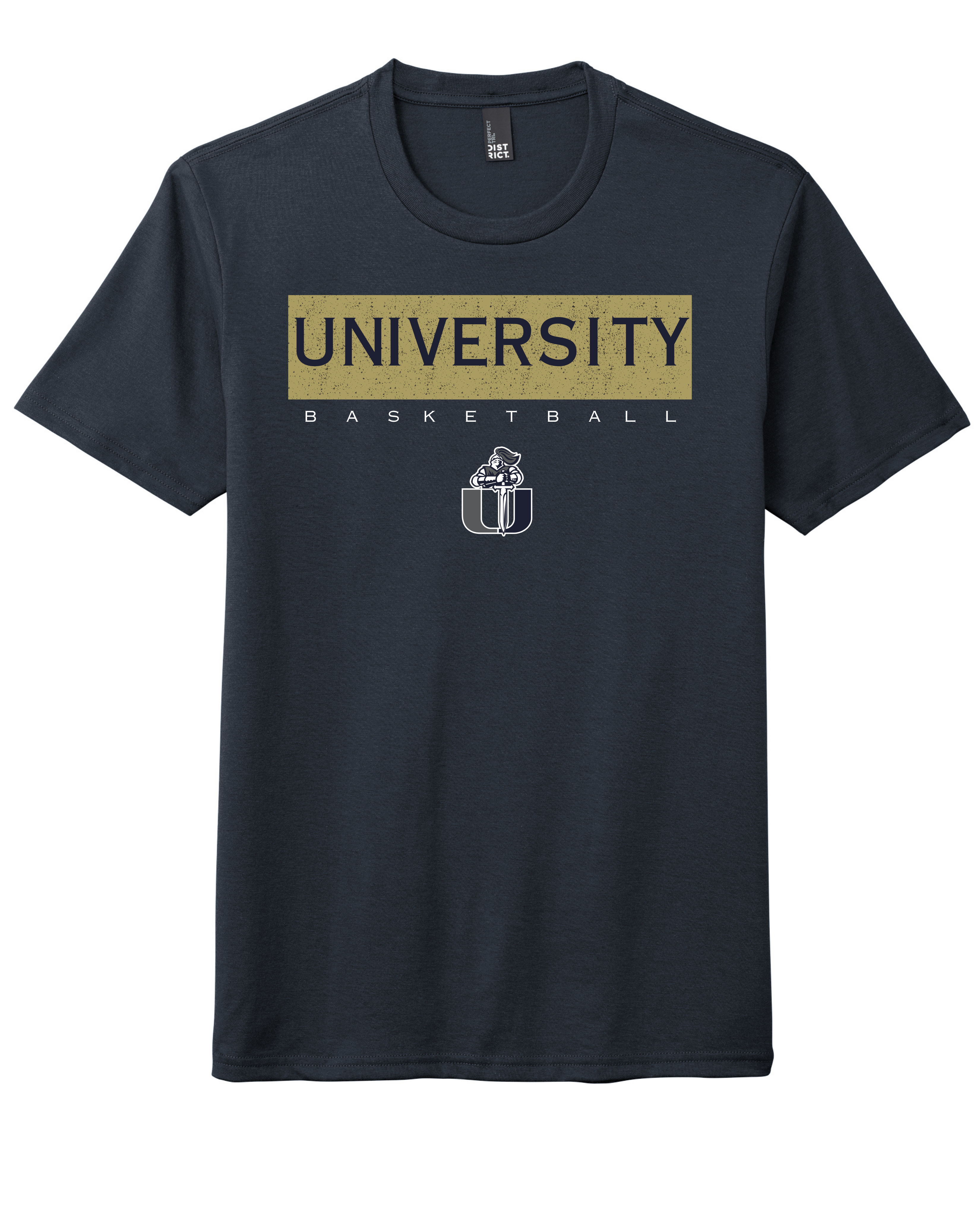 UC Basketball Color-block Tri-Blend Tee