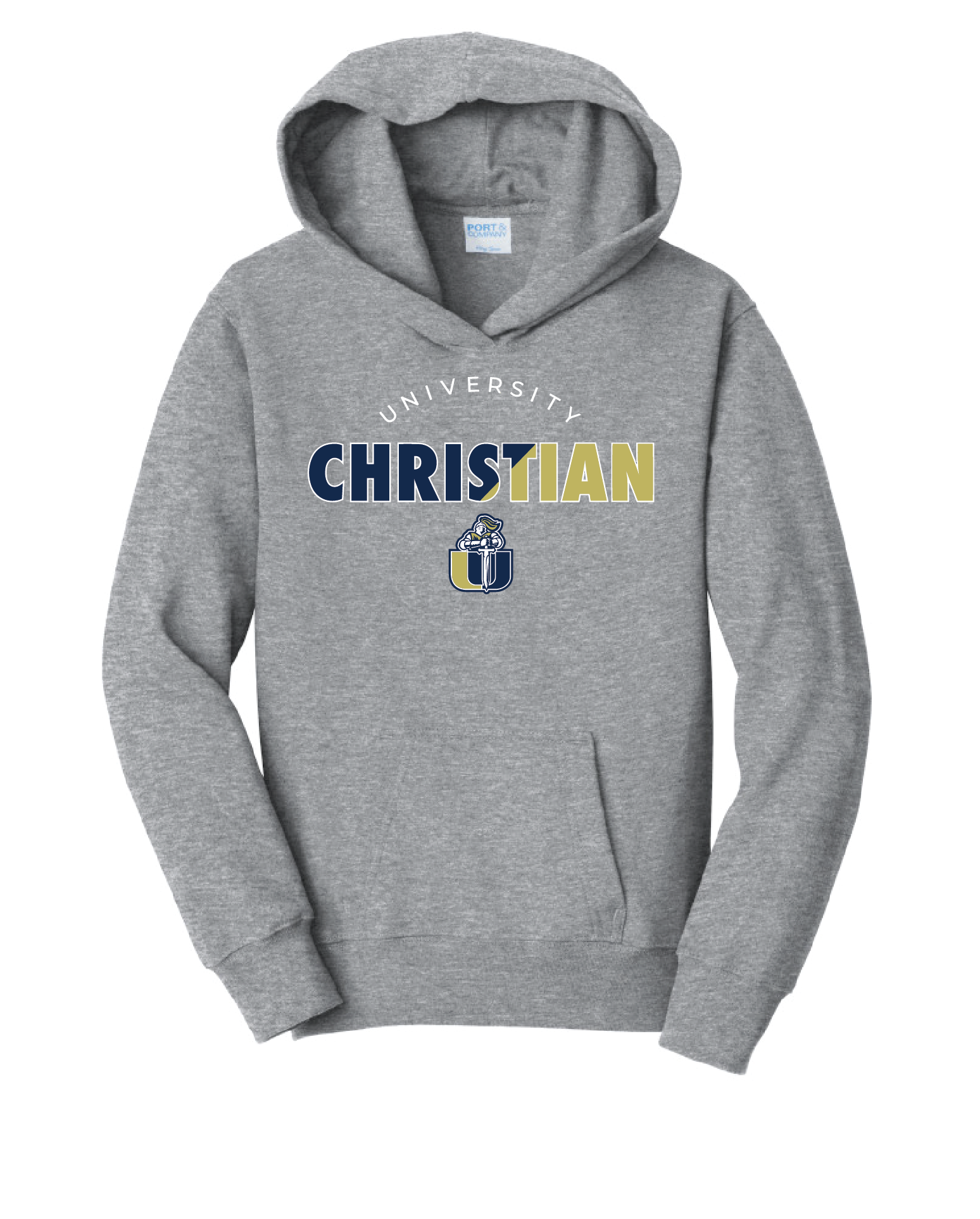 University Christians UMAN Hoodie- Athletic Heather