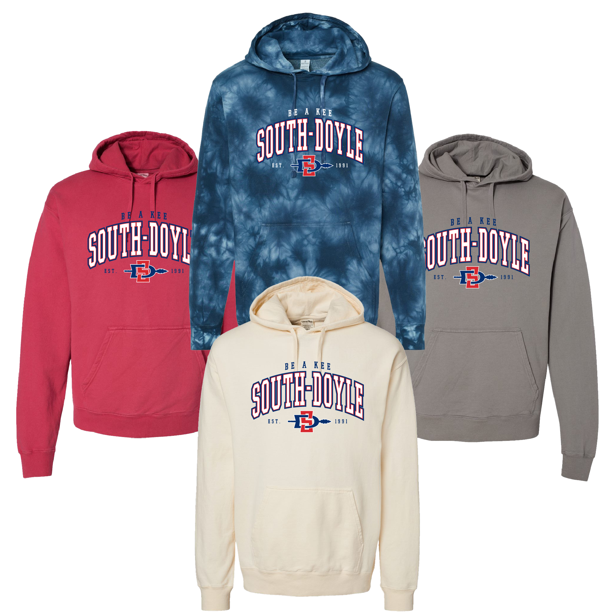 South-Doyle Garment-Dyed Hoodie