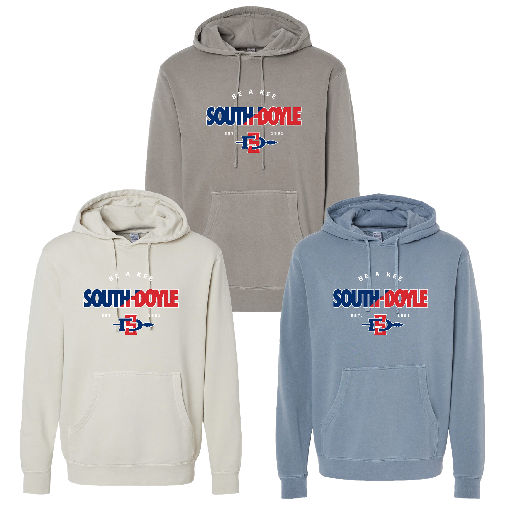 South-Doyle PIgment-Dyed Hoodie