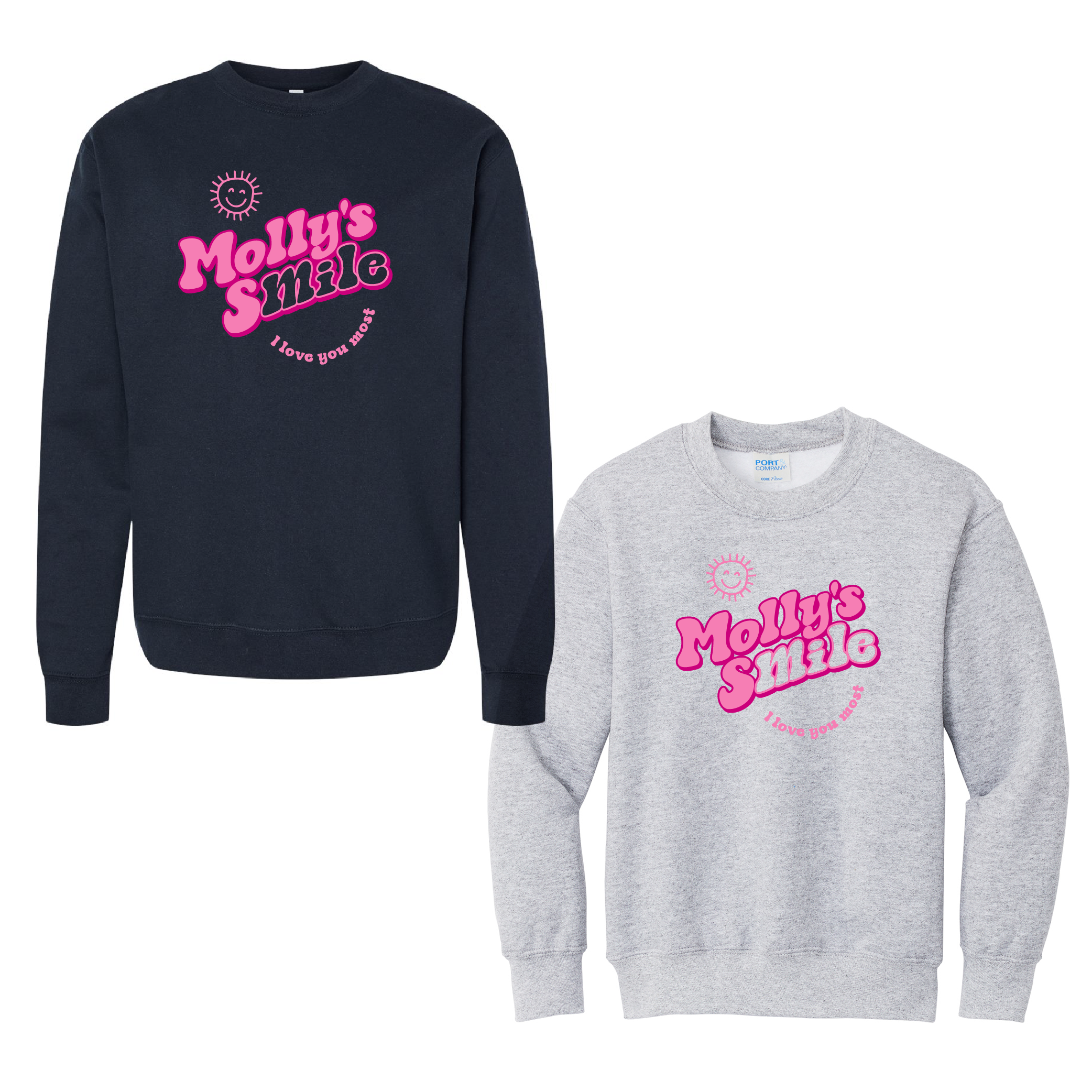 Molly's Smile Crewneck Sweatshirt