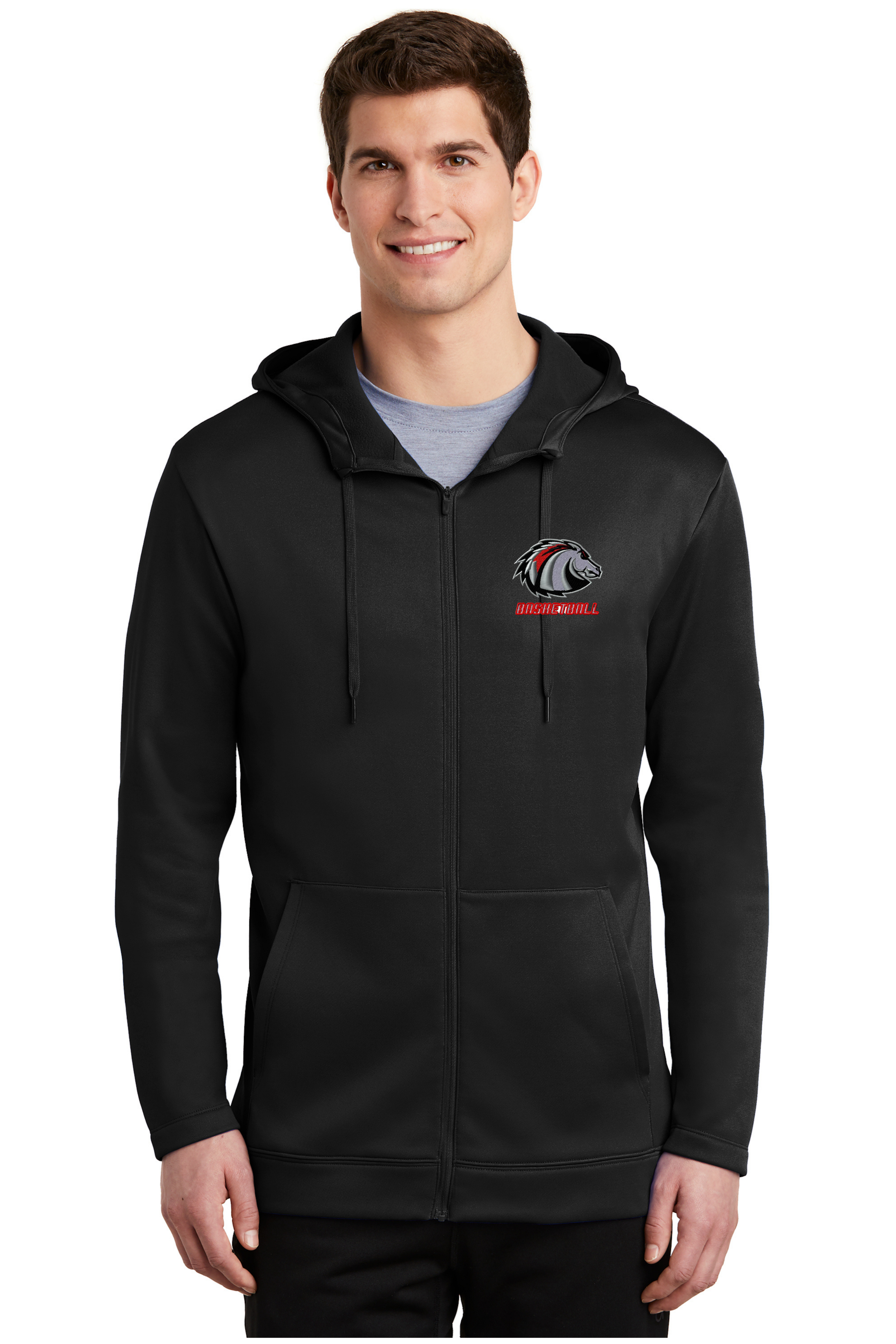 LBC Men's Basketball Nike Therma-FIT Full-Zip Fleece Hoodie