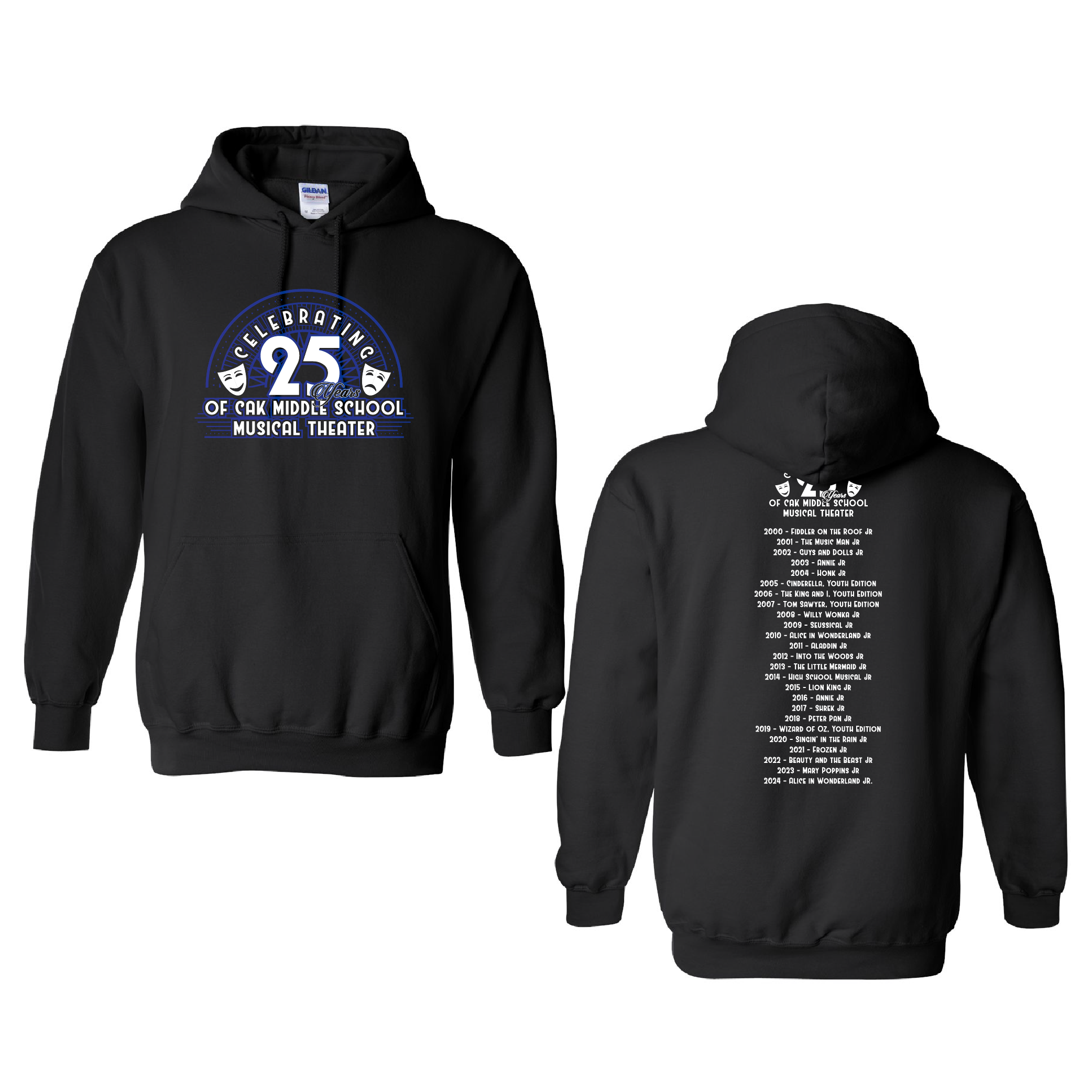 CAK Theatre - 25th Anniversary Hoodie