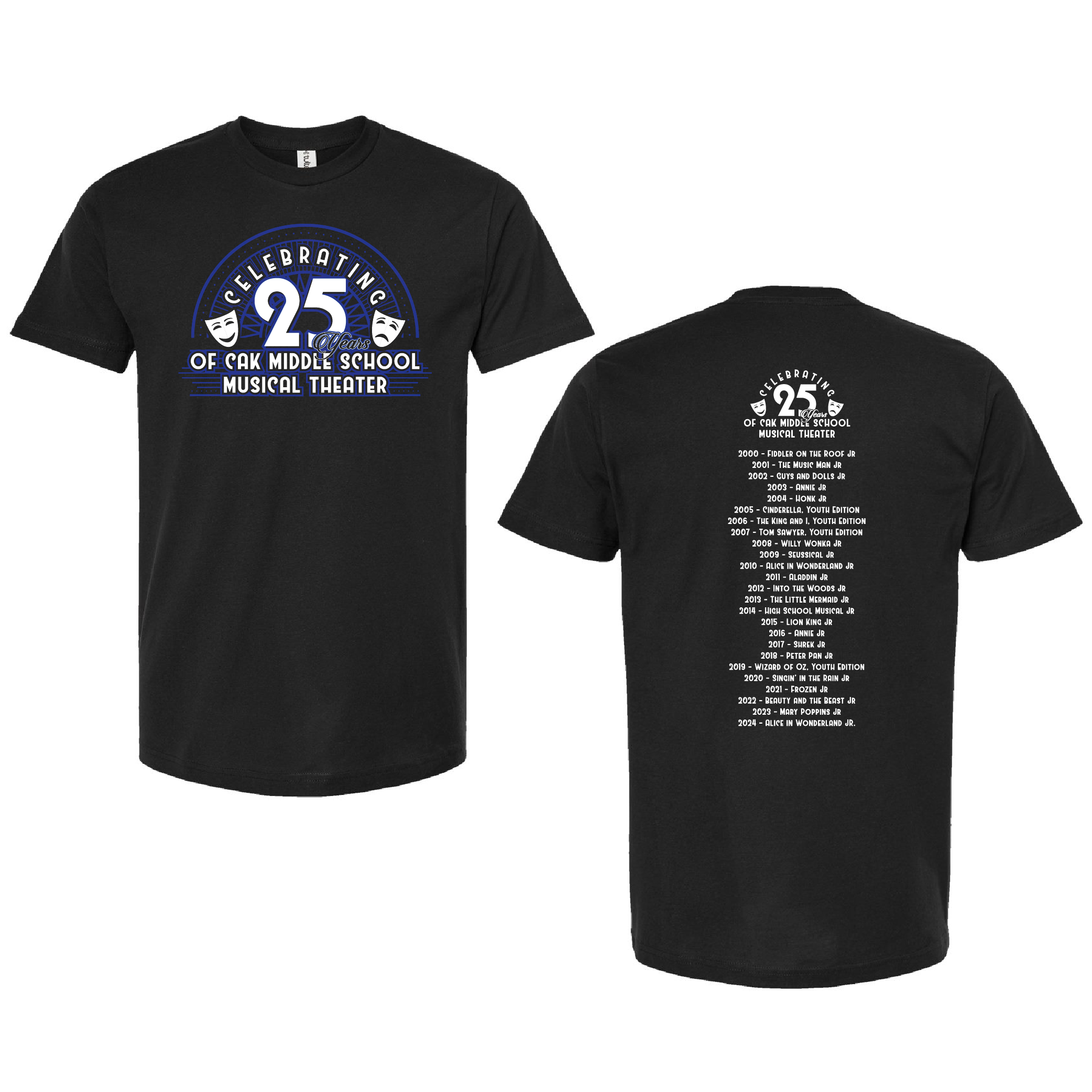 CAK Theatre - 25th Anniversary Tee (S/S)