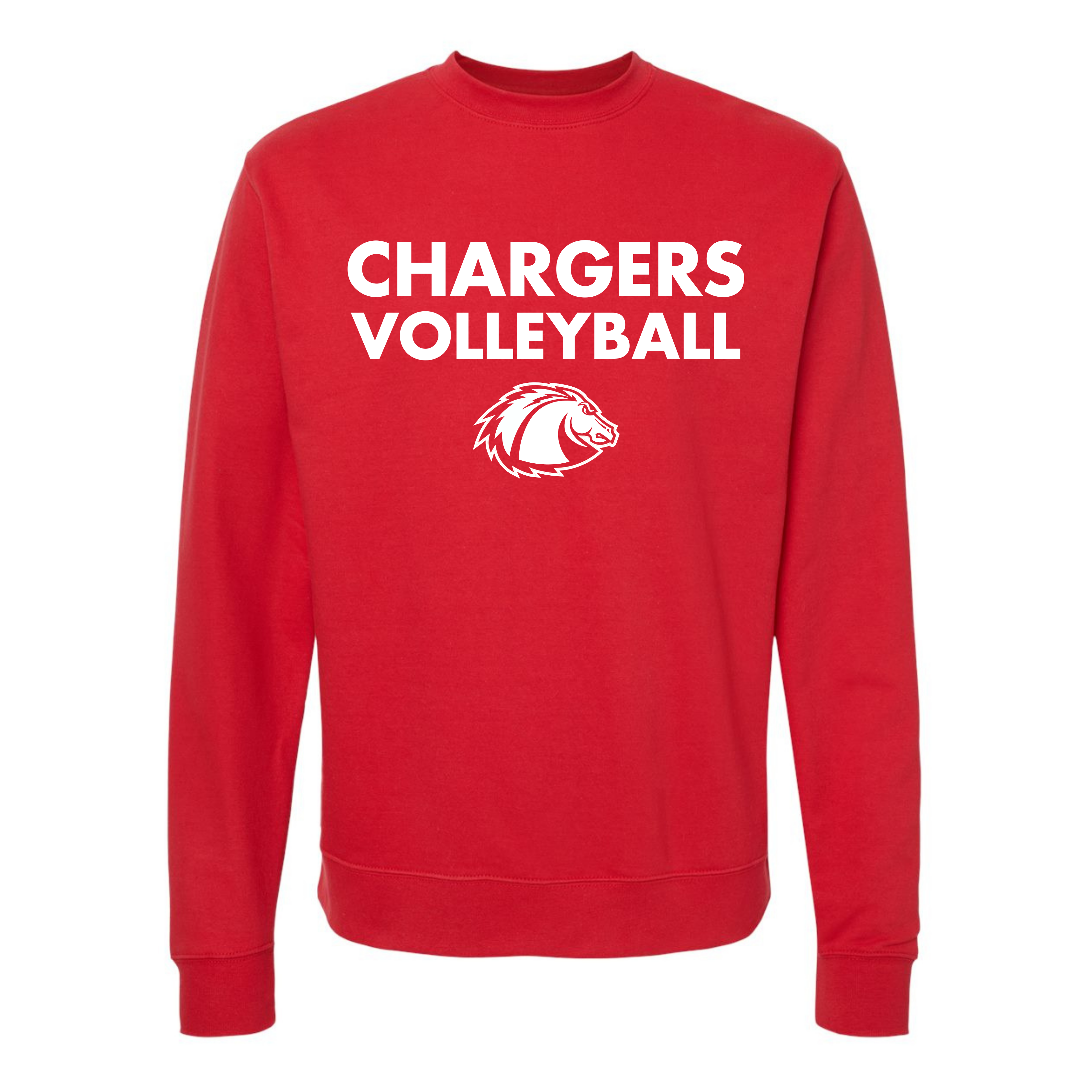 Women's Volleyball Midweight Crewneck Sweatshirt