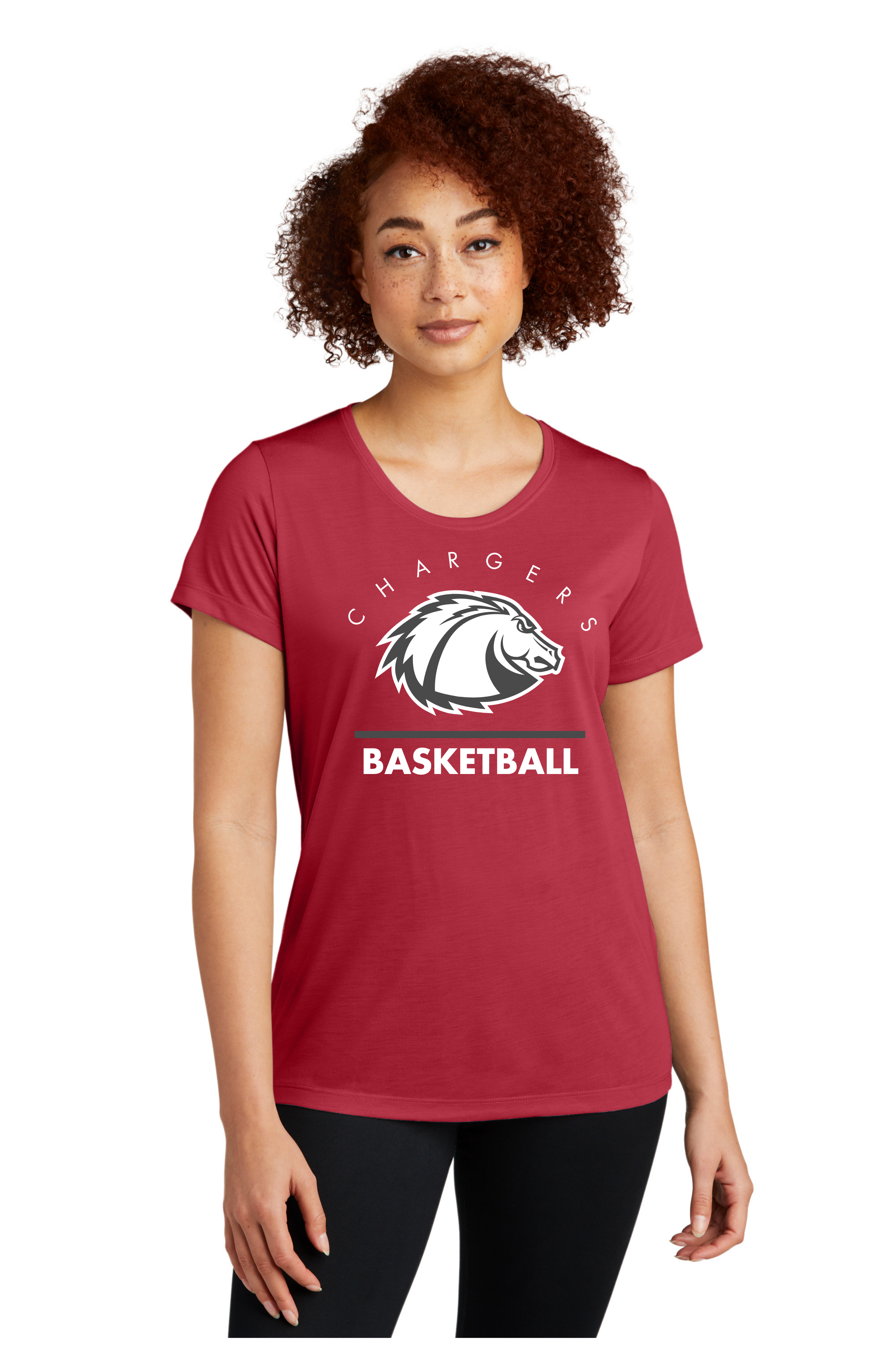 LBC Men's Basketball Sport-Tek Ladies Moisture Wicking Tee