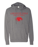 LBC Men's Volleyball Lightweight Hooded Pullover T-Shirt
