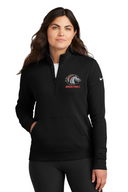 LBC Men's Basketball Nike Ladies Club Fleece Sleeve Swoosh 1/2-Zip