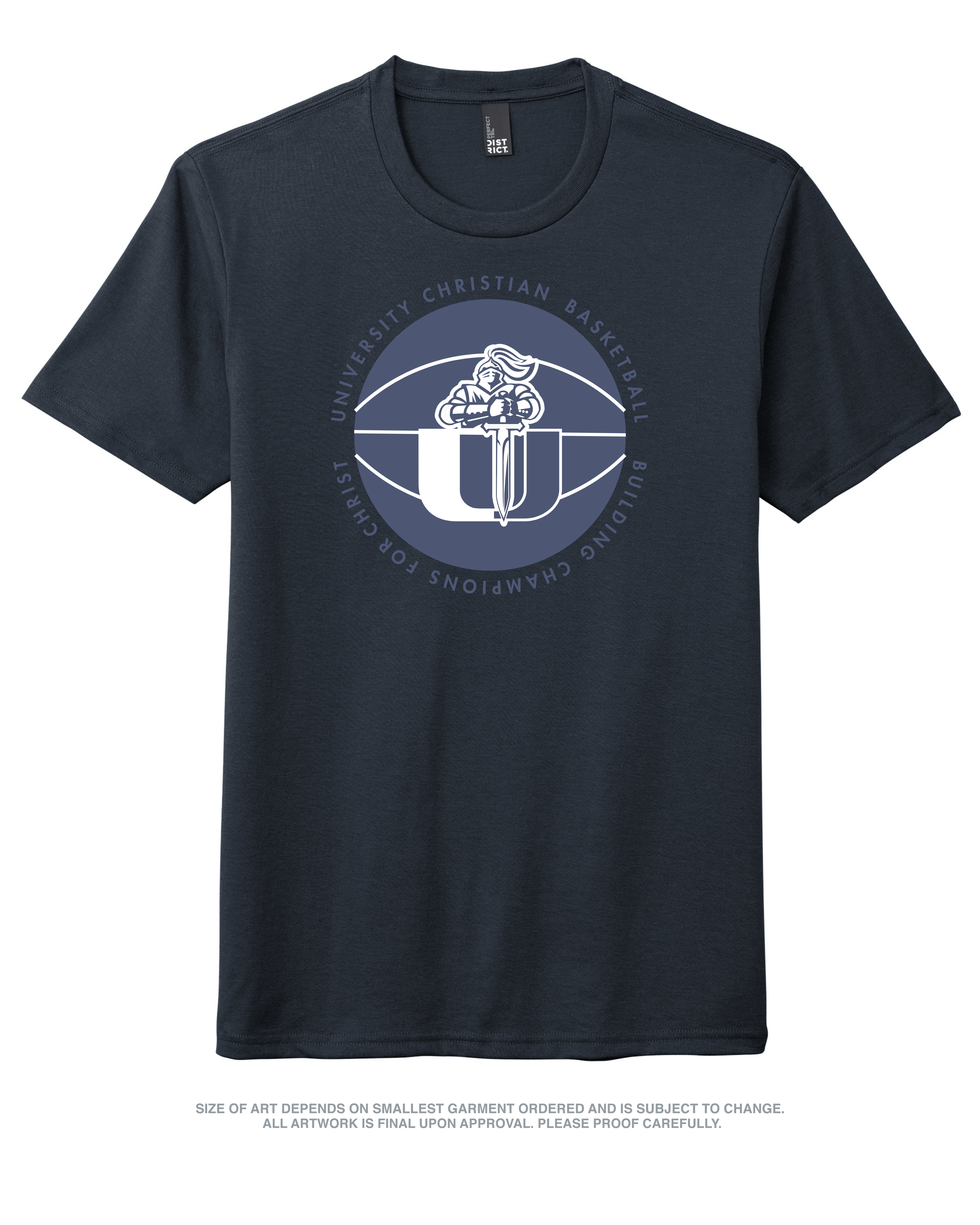 UC Basketball UMAN Basketball "BLUE MADNESS" Tri-Blend Tee