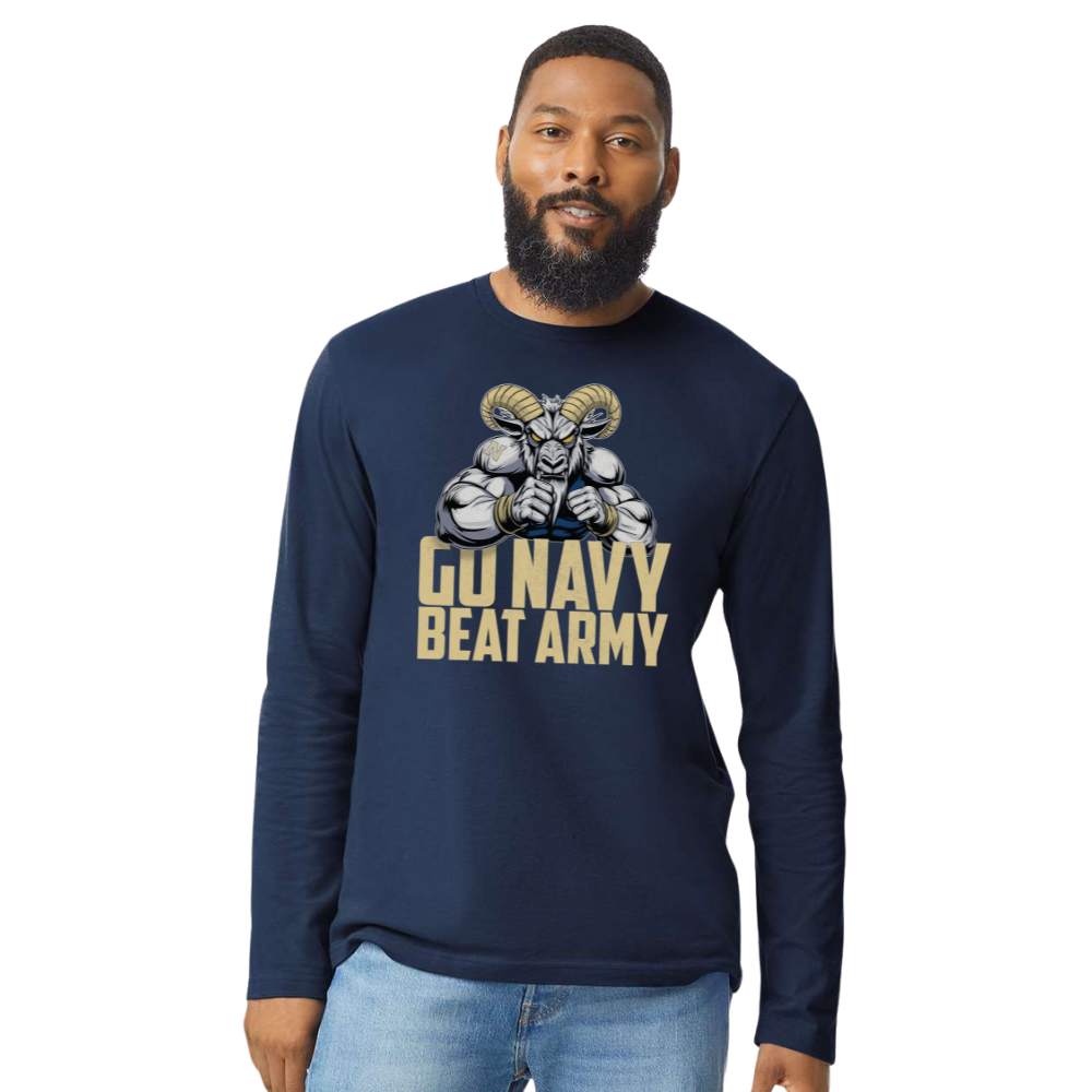 Go Navy Beat Army Long Sleeve T-shirt