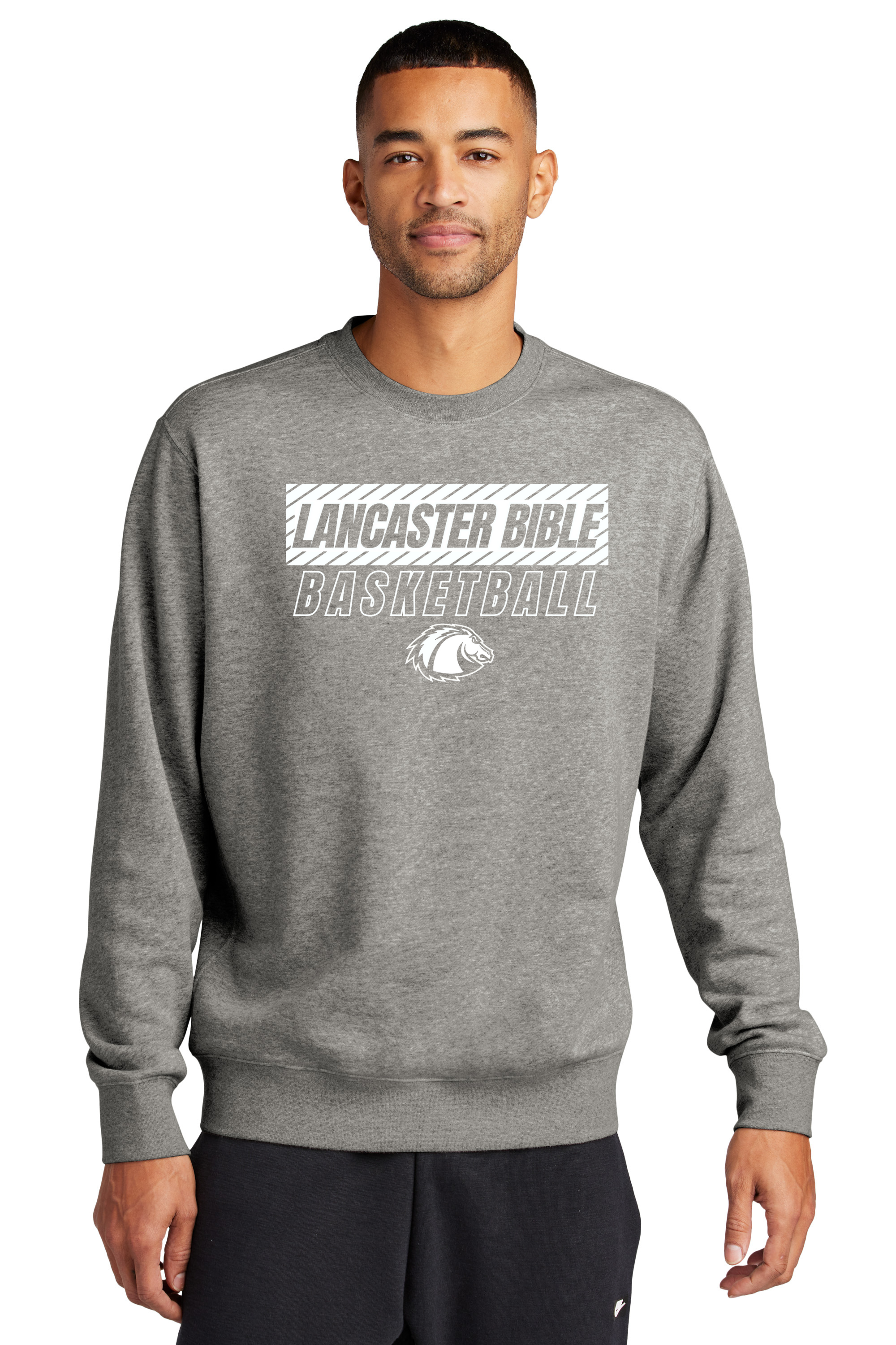 LBC Men's Basketball Nike Club Sleeve Swoosh Crew