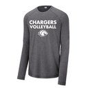 Women's Volleyball Tri-Blend Wicking Long-sleeve Tee