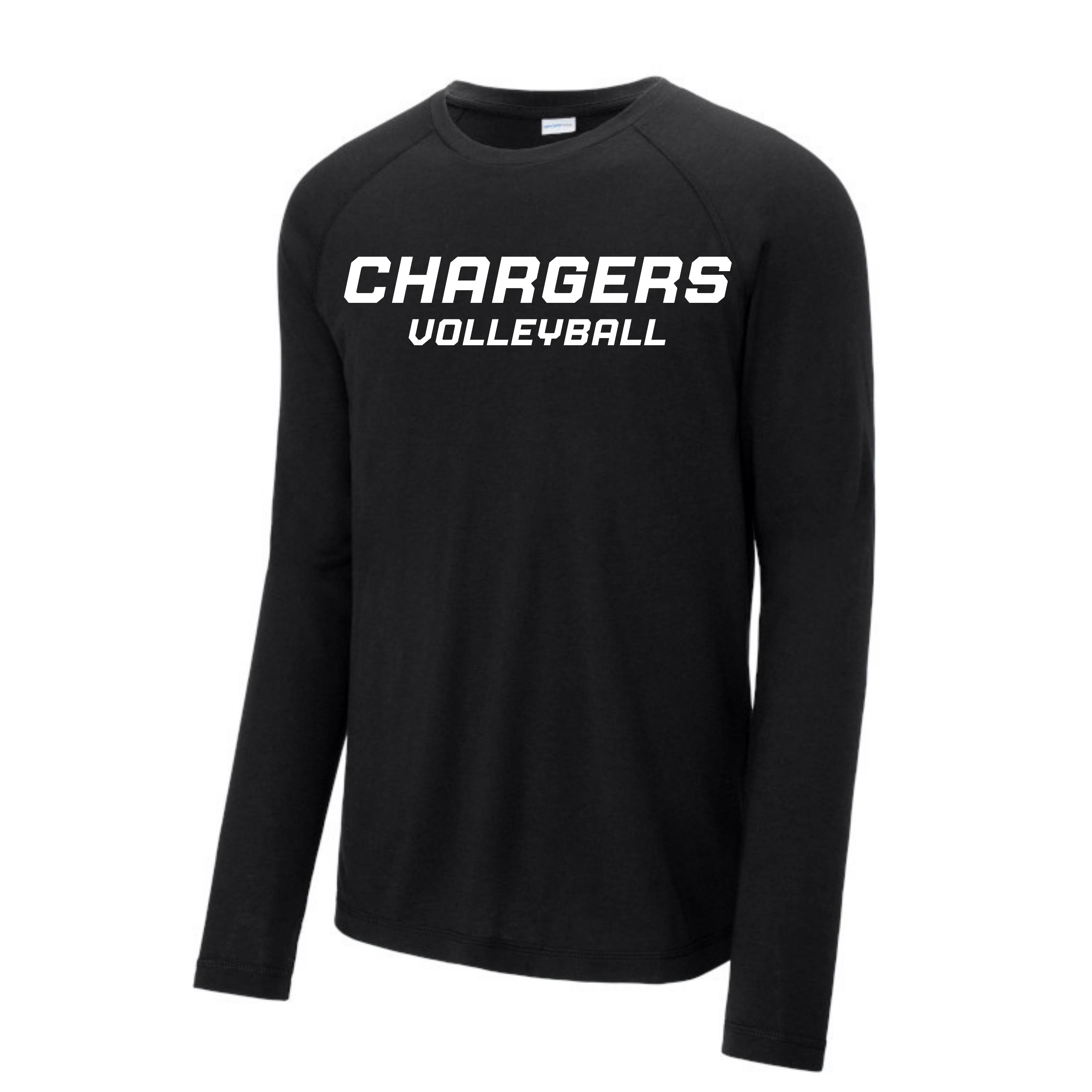 Men's Volleyball Tri-Blend Wicking Long-sleeve Tee