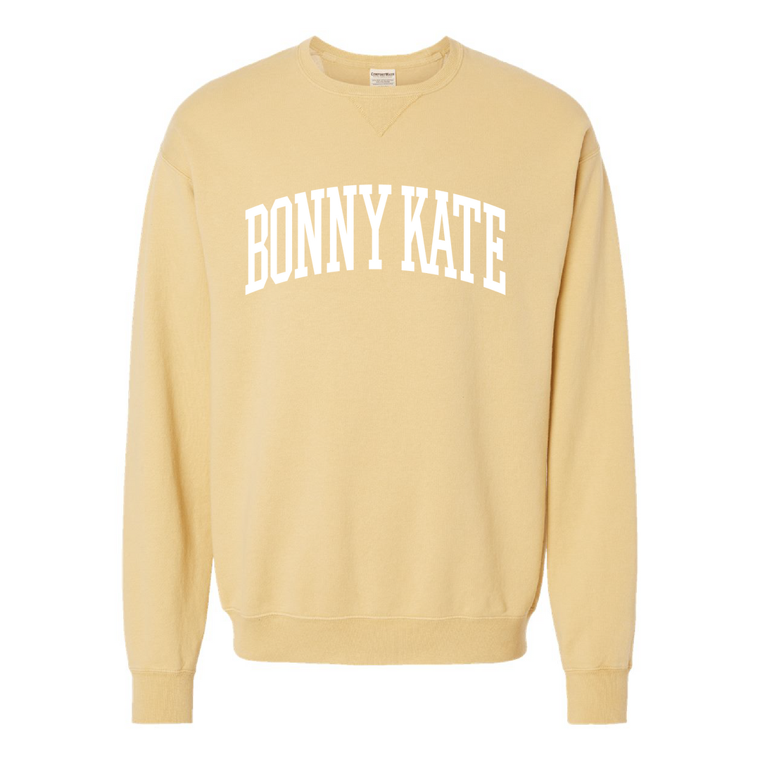 Bonny Kate Garment-Dyed Crewneck Sweatshirt