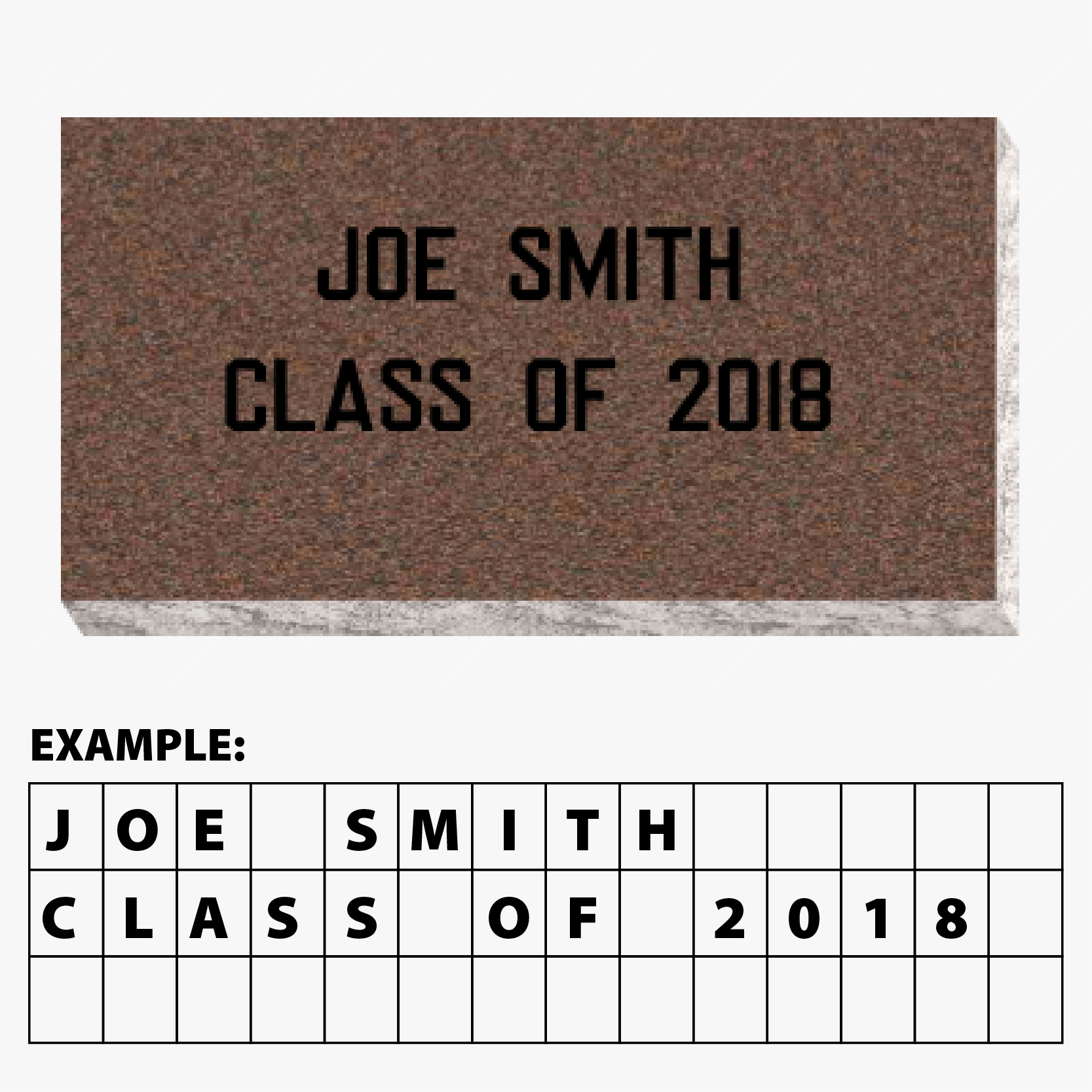 Engraved Brick Paver