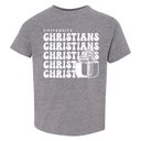 “TINY SIZE” University Christians Retro Cotton Toddler Tee