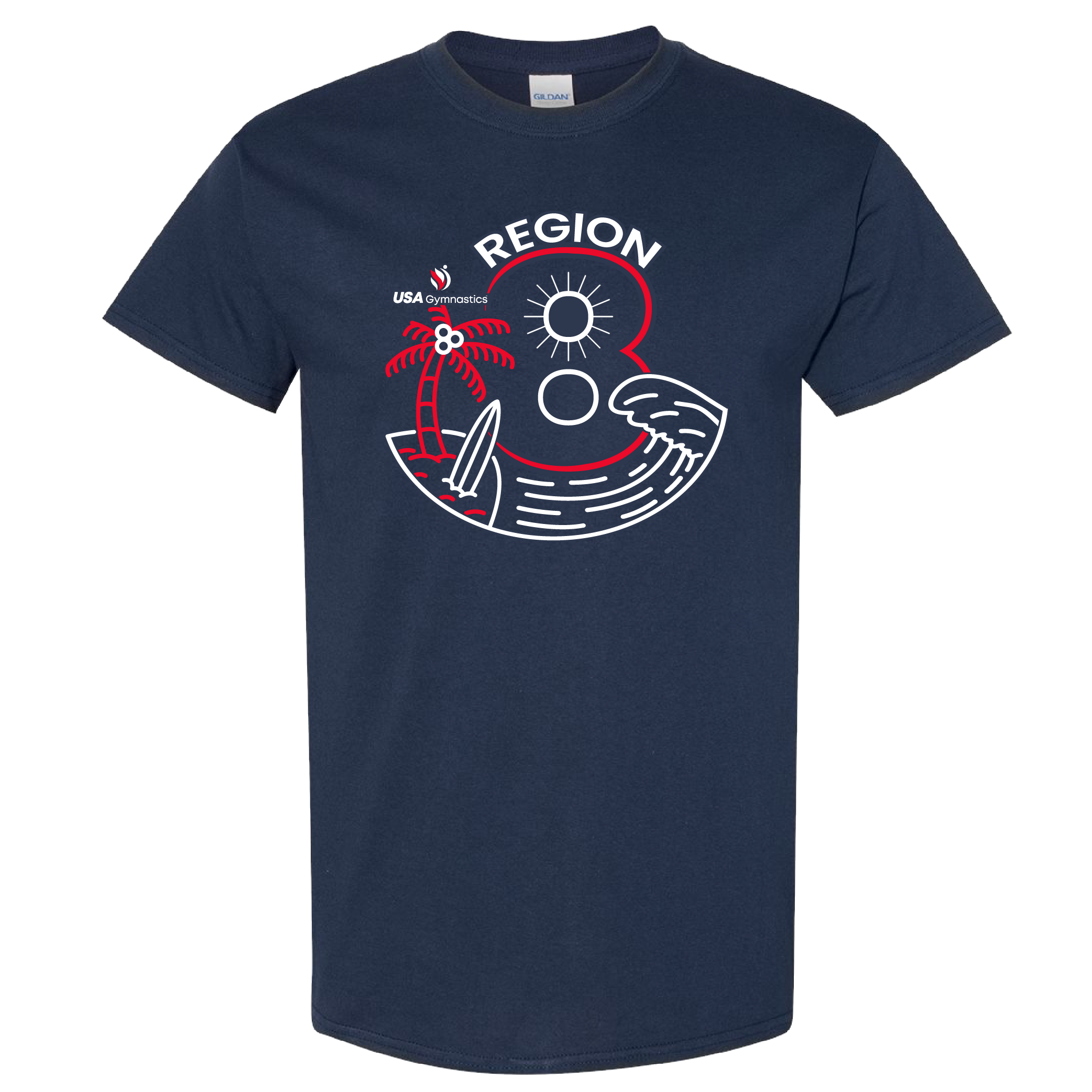 2024 Region 8 Tee (Navy)