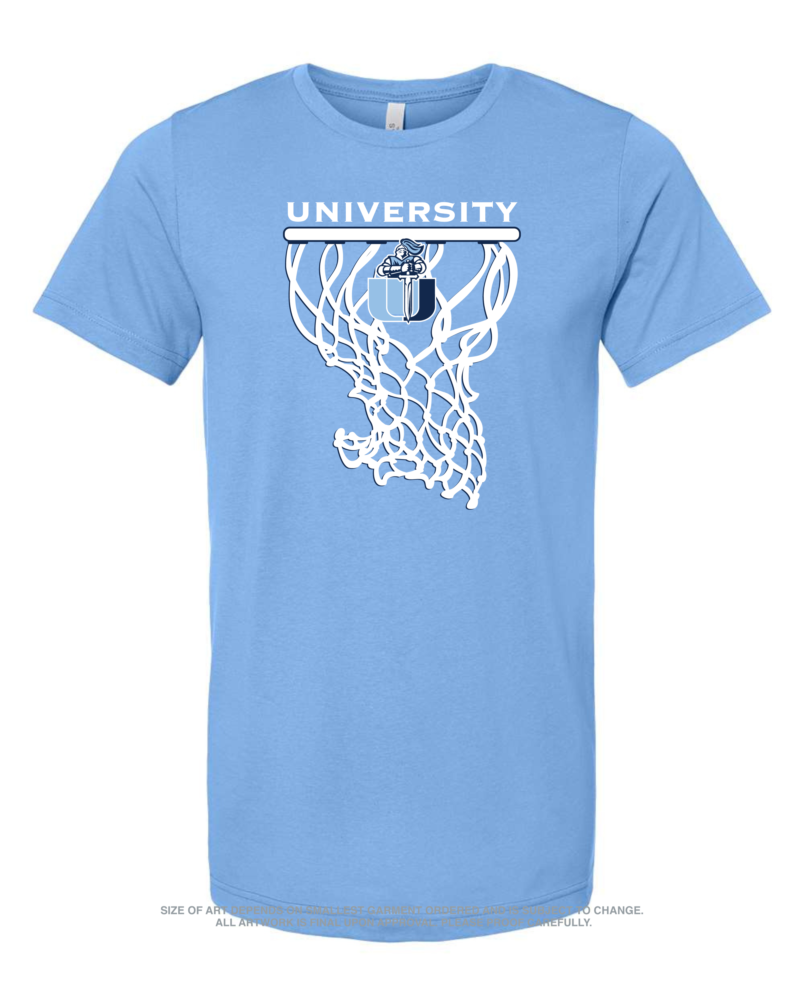 UC Basketball Net "Banned Blue" Cotton Tee