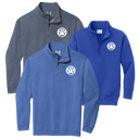 Circle Logo 1/4 Zip Sweatshirt