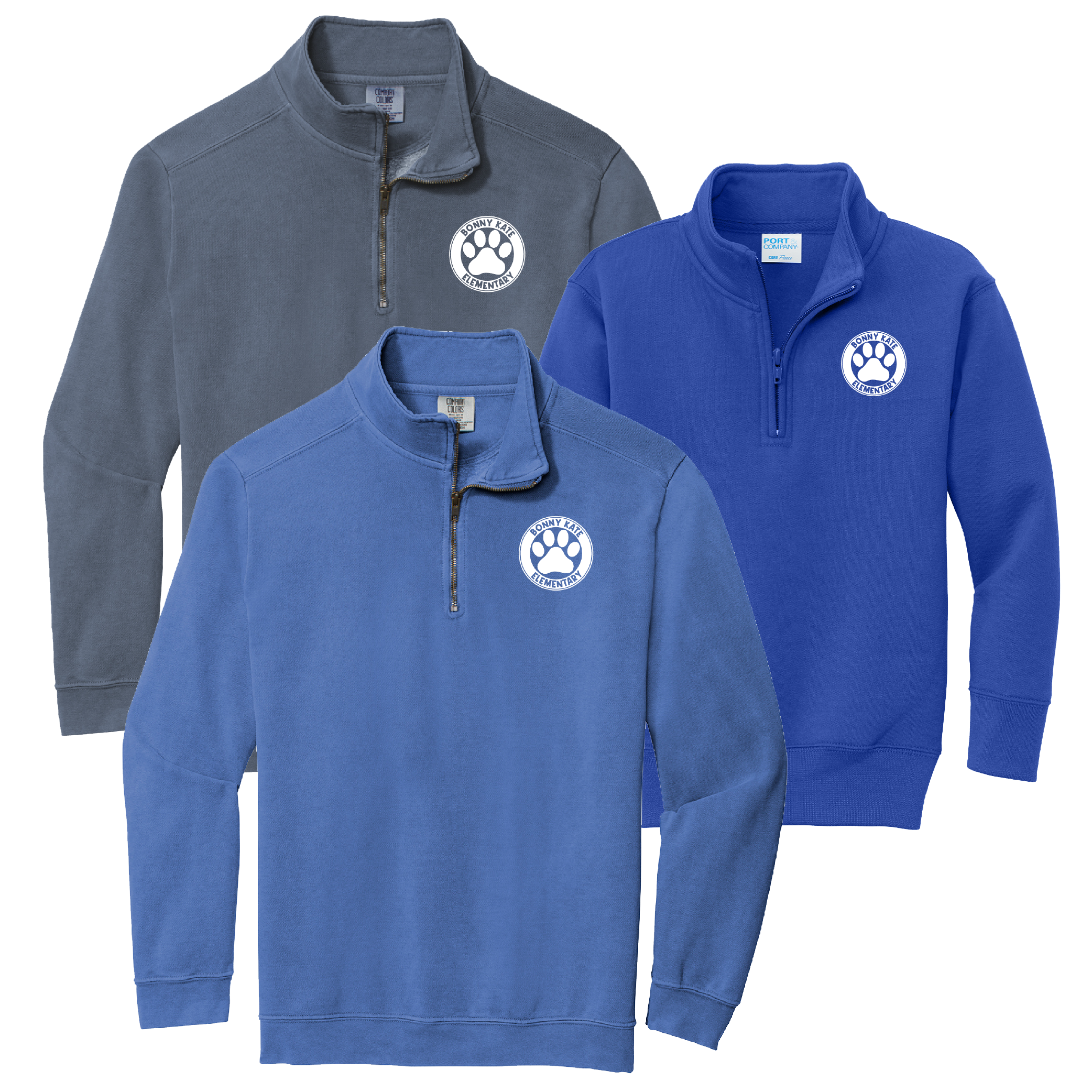 Circle Logo 1/4 Zip Sweatshirt