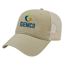 Washed Pigment Dyed Trucker Mesh Cap