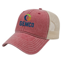 Washed Pigment Dyed Trucker Mesh Cap